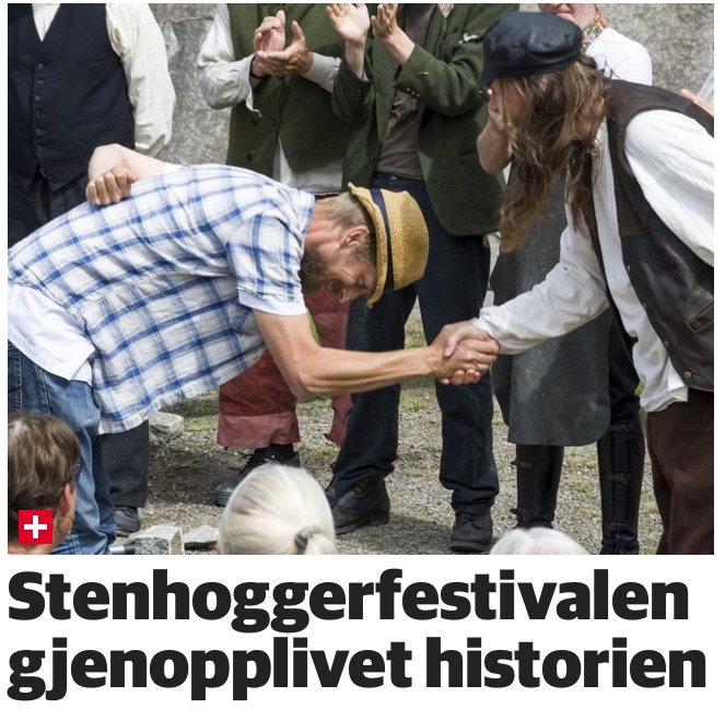 Stenhoggerfestivalen gjenopplivet historien